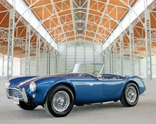 Shelby Blue AC Cobra Diamond Painting