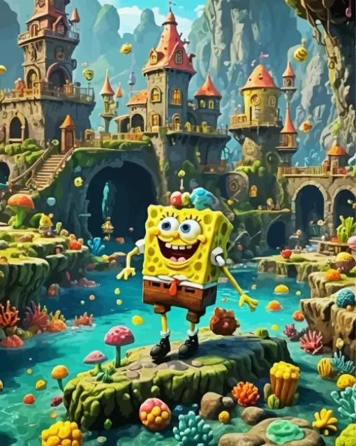 SpongeBob Diamond Painting