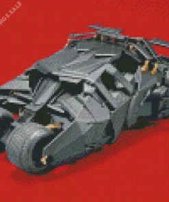 The Batmobile Car Diamond Painting