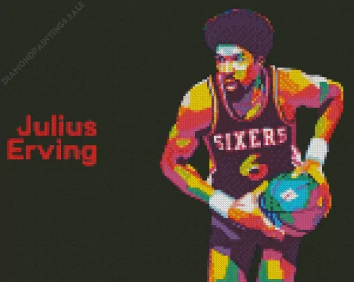 The Dr Julius Erving Diamond Painting