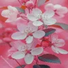 White Blossom Flowers Diamond Painting