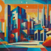 Abstract Architecture Diamond Painting