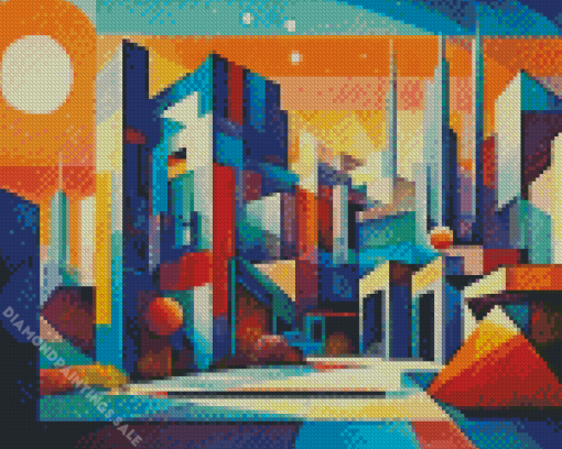 Abstract Architecture Diamond Painting