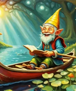Aesthetic Elf Gnome Diamond Painting