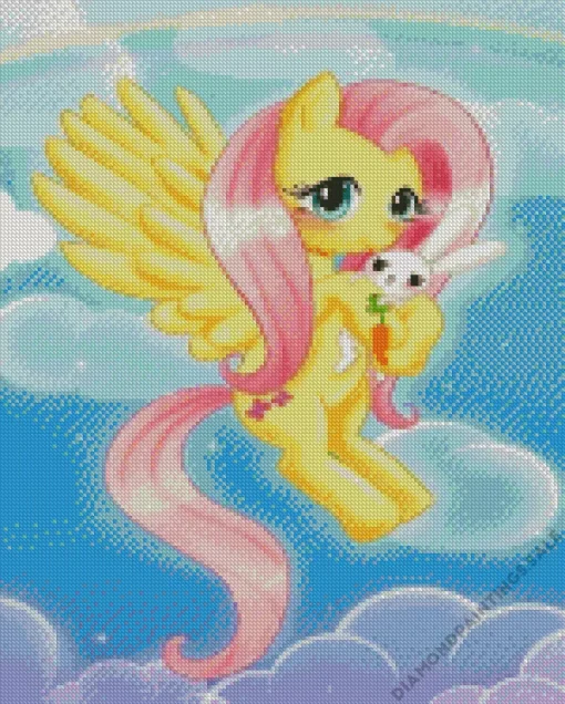 Aesthetic Fluttershy Unicorn Diamond Painting