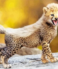Baby Cheetah Diamond Painting