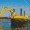 Barge Ship Diamond Painting