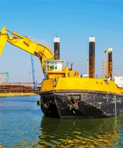 Barge Ship Diamond Painting