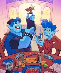 Barley And Ian Diamond Painting