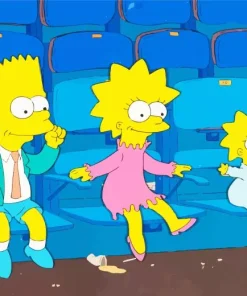 Bart And Lisa Diamond Painting