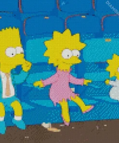 Bart And Lisa Diamond Painting