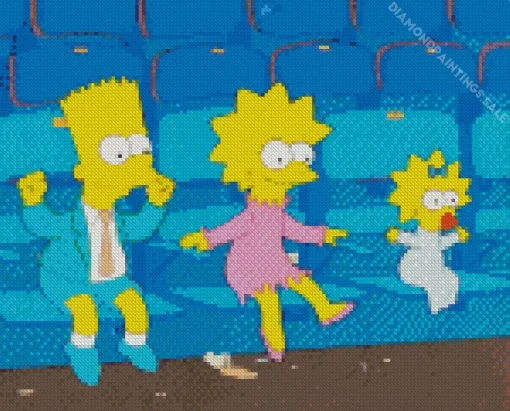 Bart And Lisa Diamond Painting