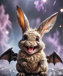 Bat And Bunny Diamond Painting
