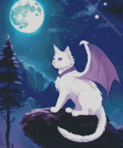 Bat And Cat Diamond Painting