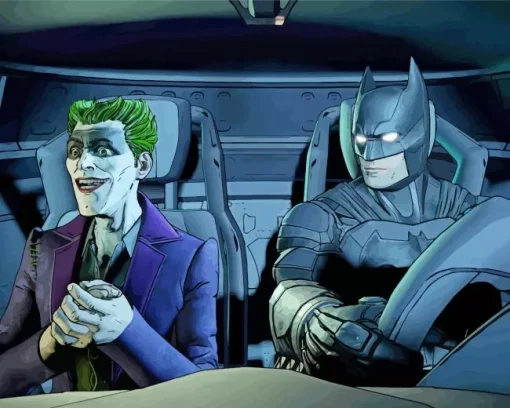 Batman And Joker Diamond Painting