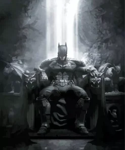 Batman On A Throne Diamond Painting