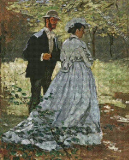 Bazille And Camille Monet Diamond Painting
