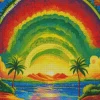 Beach Rainbow Diamond Painting