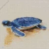 Beach With Turtle Diamond Painting