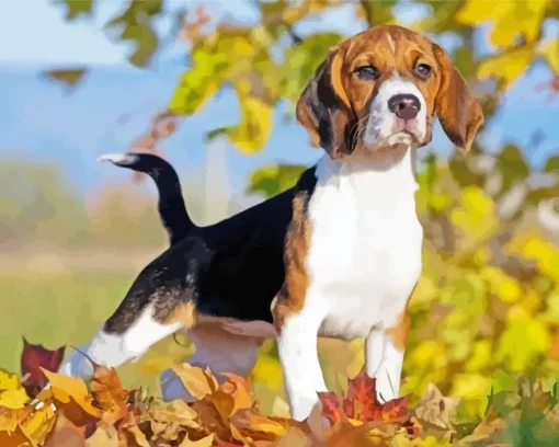 Beagle Hound Dog Diamond Painting