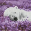 Bear And Flowers Diamond Painting