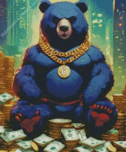 Bear Gangster Diamond Painting