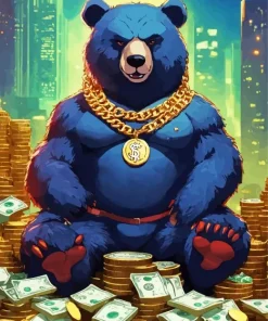 Bear Gangster Diamond Painting