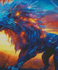 Beast Lion Diamond Painting