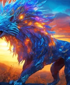 Beast Lion Diamond Painting