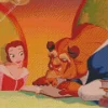 Beast Reading Diamond Painting