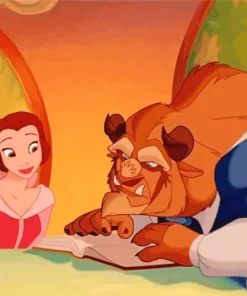 Beast Reading Diamond Painting