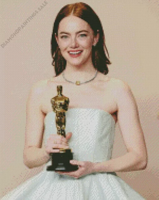 Beautiful Actress Emma Stone Diamond Painting