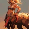 Beautiful Female Centaur Diamond Painting