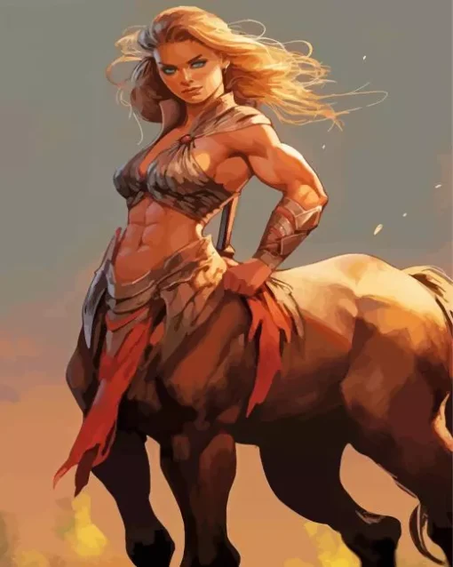 Beautiful Female Centaur Diamond Painting