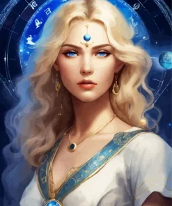 Beautiful Virgo Diamond Painting