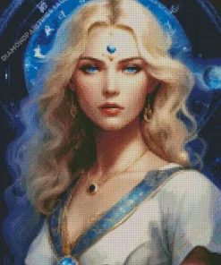 Beautiful Virgo Diamond Painting