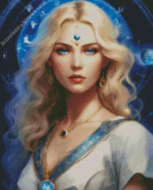 Beautiful Virgo Diamond Painting