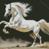 Beautiful White Stallion Diamond Painting