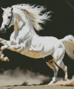 Beautiful White Stallion Diamond Painting