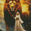 Beauty And The Lion Diamond Painting