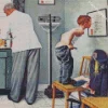 Before The Shot Norman Rockwell Diamond Painting