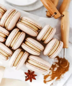 Beige Macarons Diamond Painting