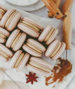 Beige Macarons Diamond Painting