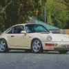 Beige Porsche 911 Diamond Painting