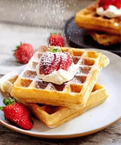 Belgian Waffles Diamond Painting
