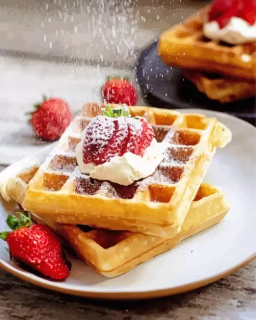 Belgian Waffles Diamond Painting