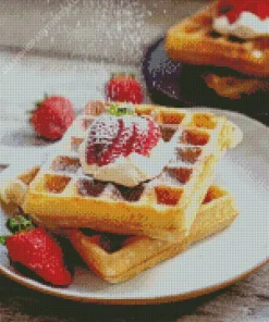 Belgian Waffles Diamond Painting