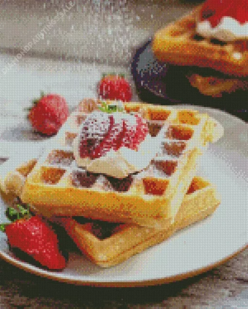 Belgian Waffles Diamond Painting