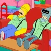 Bender And Homer Diamond Painting