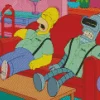 Bender And Homer Diamond Painting